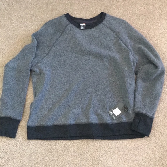 Avía Reverse Fleece Long Sleeve Gray Top Size XL(16-18) NWT - Picture 2 of 9